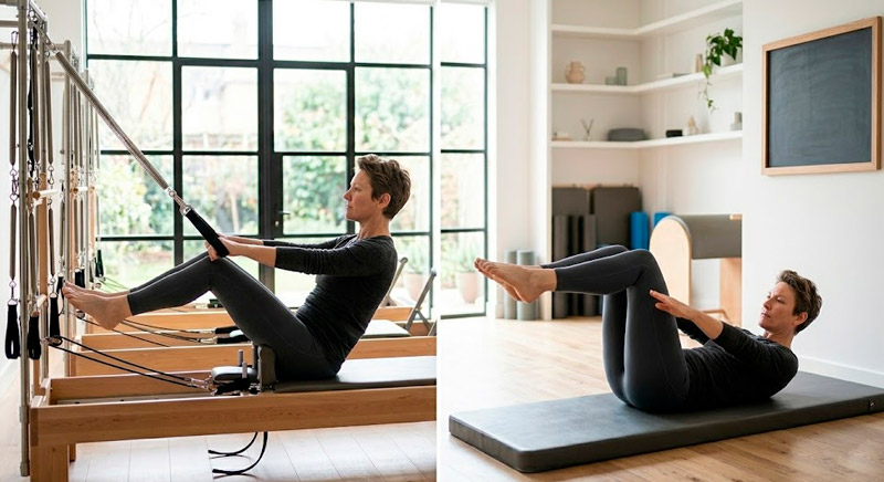¿Qué es el pilates reformer y en qué se diferencia del pilates suelo?