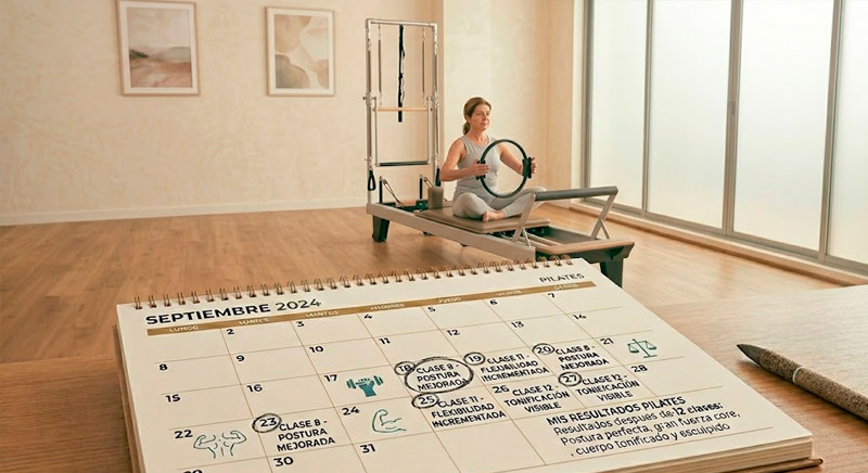 ¿Cuántas clases de pilates necesitas para empezar a notar resultados?